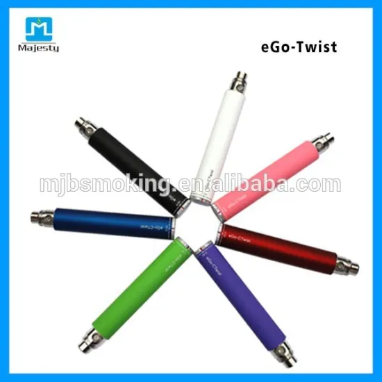 Factory Price Rechargeable Electronic Cigarette ego passthrough battery vaporizer pen ego c twist