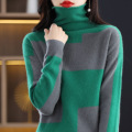 women's full wool top knitted pullover