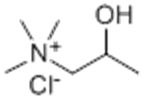 1-Propanaminium,2-hydroxy-N,N,N-trimethyl-, chloride (1:1) CAS 2382-43-6