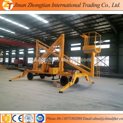 China hydraulic boom lift self-propelled articulating boom lift mobile boom lift