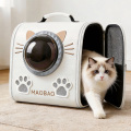 Linda mochila transportadora para mascotas con forma de gato