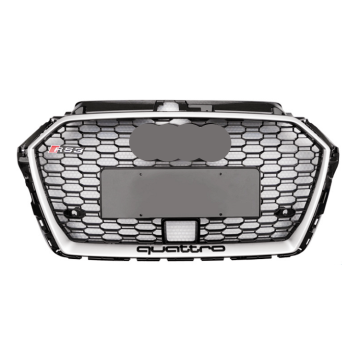 Grille avant argenté bon marché pour Audi A3 8V Facelift RS3 Grille de capuche 2017-2019