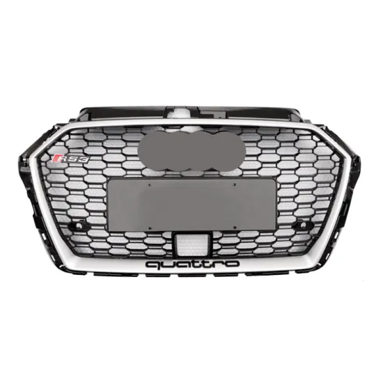 Cheap Silvery Front Grille for Audi A3 8V Facelift RS3 Hood Grille 2017-2019