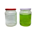 720 ml de jarra de vidrio de almacenamiento de pepinillos