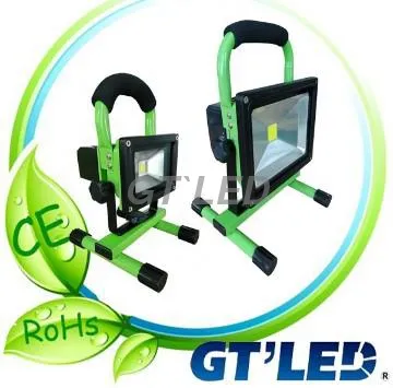 dimming rechargeable floodlights