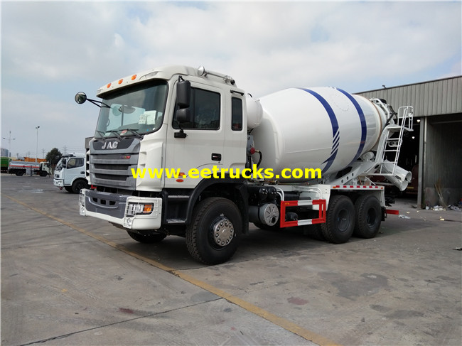 6x4 12000L JAC Concrete Mixer Trucks