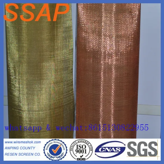 brass copper mesh screen