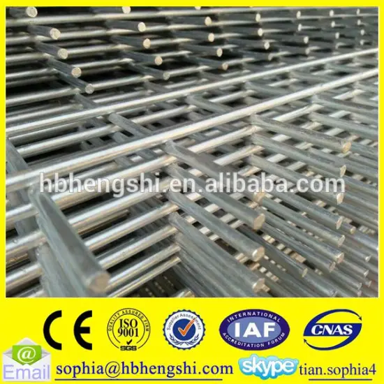 Q195 heavy gauge galvanized welded wire mesh panel