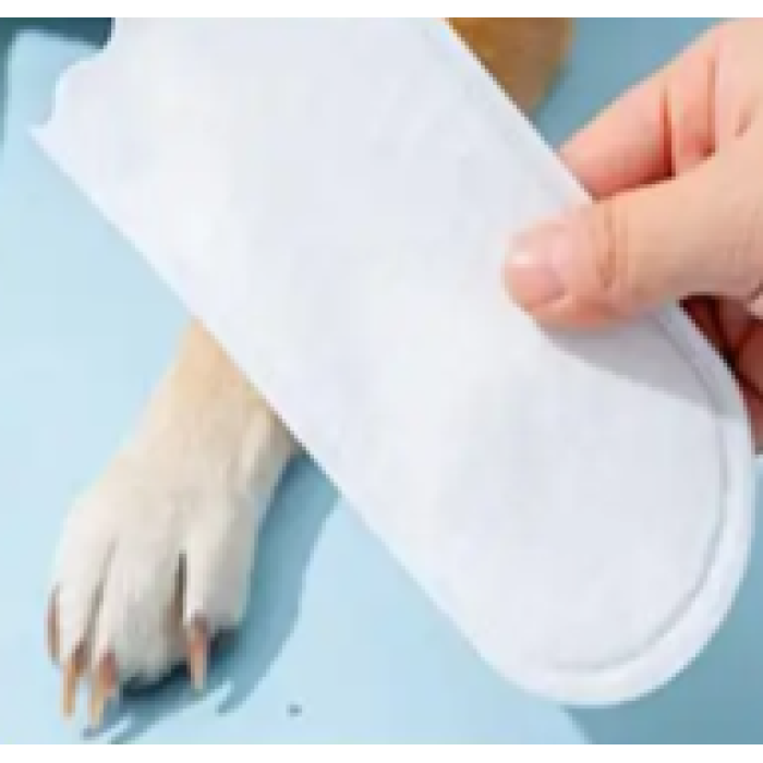 Máquina para cubrir pies de mascotas no tejidas