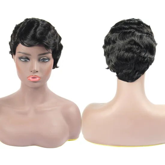 machine made cheap color bob wig,wholesale human hair lace wig vendors, retro style human hair lace wig