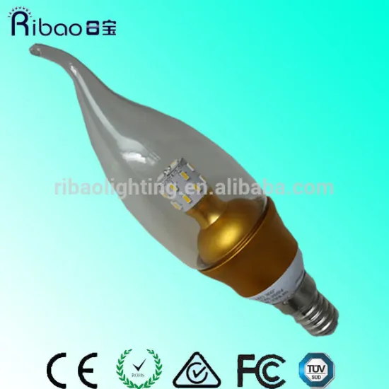 High Quality Super Bright 3W E14 LED Candle Lamp