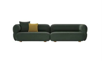 Tidal Curve Two-Seater Sofa
