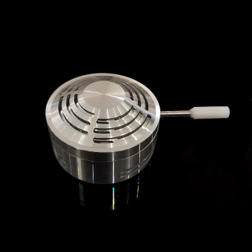 box high quality hookah shisha holder aluminum alloy charcoal holder keeper bowl