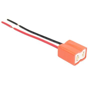 Đầu nối ổ cắm bóng đèn H7 bằng gốm bằng dây cho xe hơi