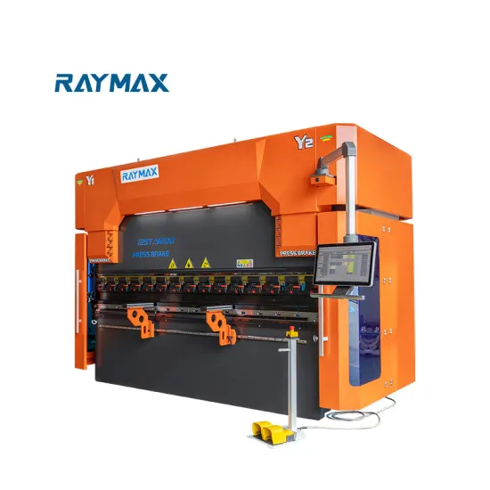 RAYMAX WF67K ESA CNC Sheet Metal Bending Machine 125T/4000 Press Brake 8+1 Axis