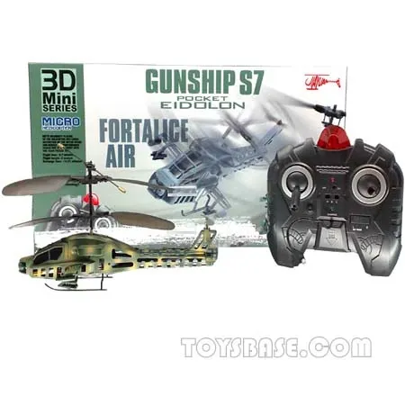 R C Helicopter : 3 Channel R/C Mini Helicopter - Apache 1822C -1 (RPC68342)