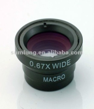 Wide-angle Macro Lens SL-w67 Zoom lens for mobile phone for iPhone 4/4S
