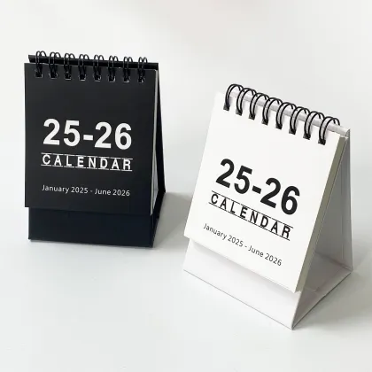 2025-2026 Creative Simple Desktop Mini Calendar