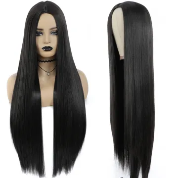 X-TRESS Factory Straight Synthetic Hair Wig Middle Part Long Machine Made Natural Hair Wig With Baby Hair For Women Glueless Wig