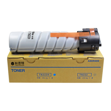 Wholesale Factory: Universal Toner Cartridge TN222 TN-222 for KONICA MINOLTA Bizhub 266, 306 Printer Refills in Japan