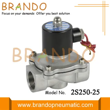 2S250-25 1'' NC Stainless Steel Solenoid Water Valve