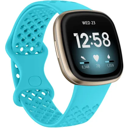 Breathable Silicone Wristband for Fitbit Versa 3