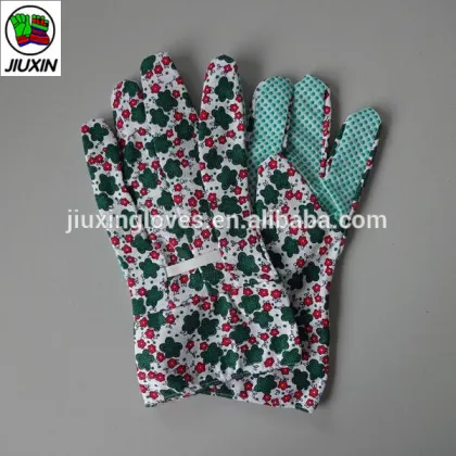 Drill cotton children garden gloves
