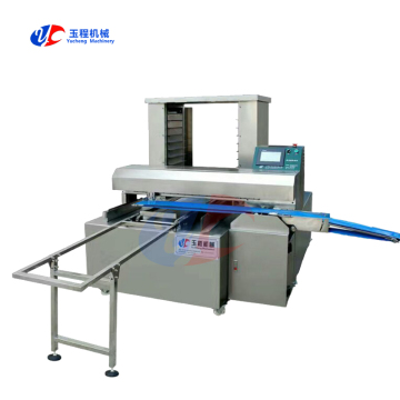 Automatic Encrusting Food Pie Filled Cookie Arranging and Tray Aligning Machine (1680*1280*1620mm, 20-120pcs/min)
