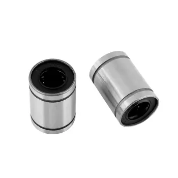LM8UU Linear Ball Bearings 8mmx15mmx24mm Chrome Steel for CNC Machines - Manufacturer Supplied
