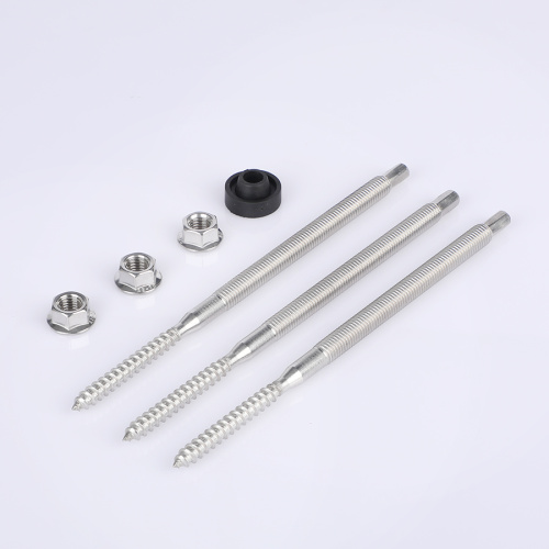 Paslanmaz çelik altıgen soket çift iplik cıvataları