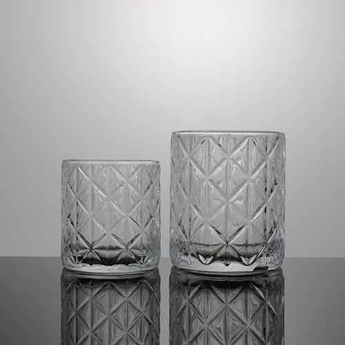 ATO diamond print glass Candleholder Wedding Decor