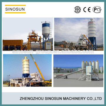 HZS35 ready mix concrete plant with JS750 twin-shaft concrete mixer