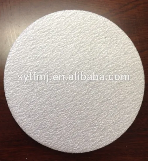 fabric backing aluminium oxide electro coated round sand paper