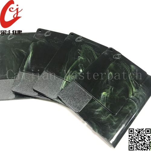 Dark Green Marble Masterbatch Butiran