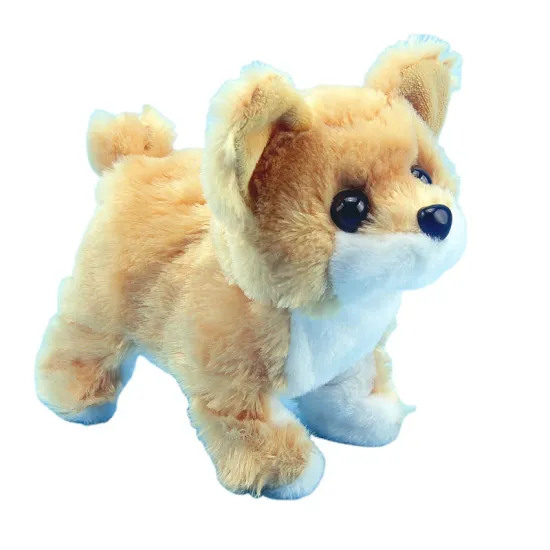 China direct selling baby children's electric toys dog will lie down and sit down new strange lovely battery dog animal toys pet