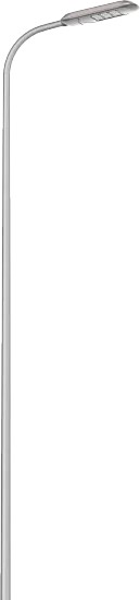 High quality solar pole Customized Galvanized steel pole