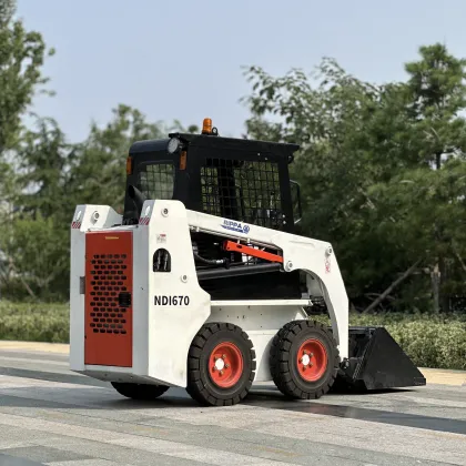 Kubota Engine Skid Steering Loader for Gardens and Farms