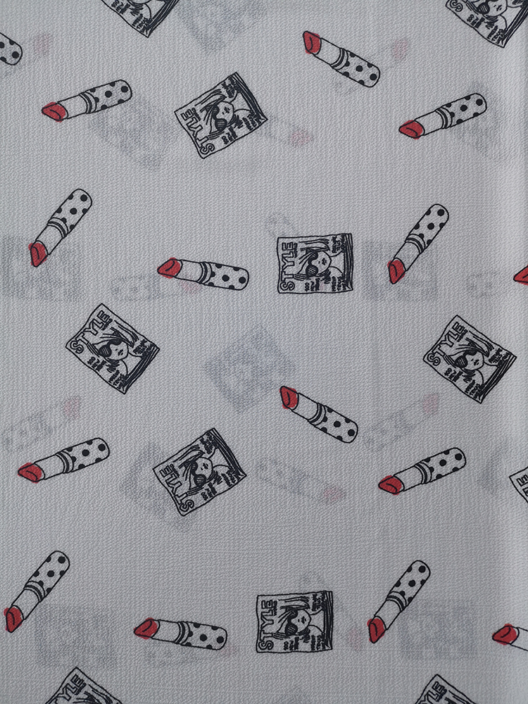 Interest Polyester Bubble Chiffon Printing Fabric