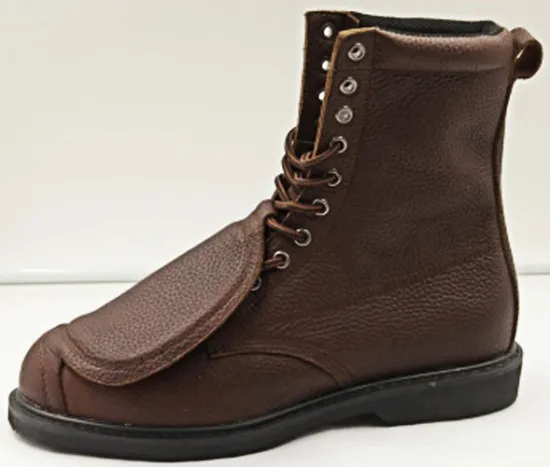 Steel toe iron cover cow leather Welding boot