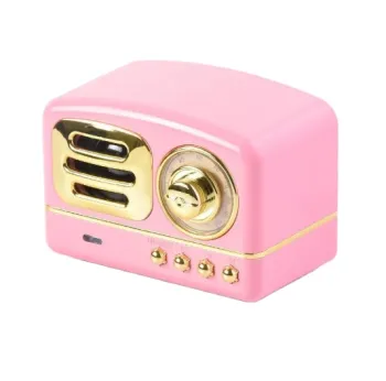 Top 2023 Hot Selling HIFI Stereo Mini Portable Wireless Speakers: BT11 Retro Radio Bluetooth Speaker with FM, MIC, AUX, and TF/U Disk Function
