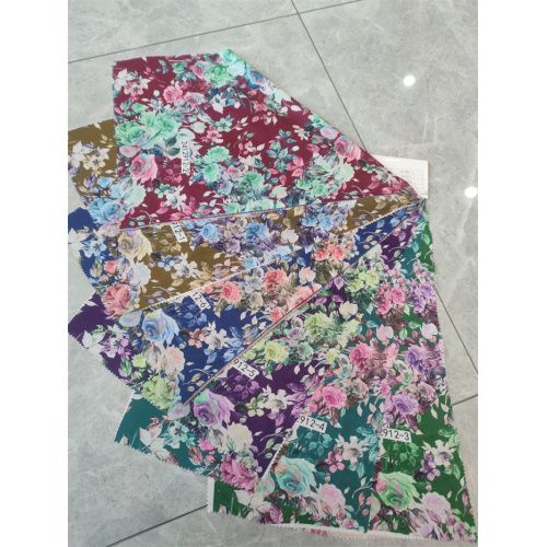 Digital Printed Thin Velvet Fabric For Summer Dress