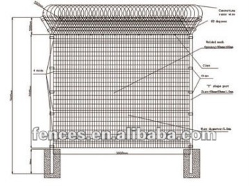 Airport Fence and gates system for sale