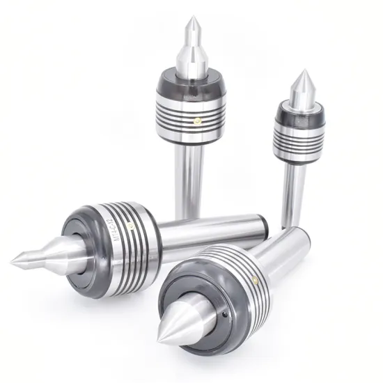High-Quality Rotary Movable Live Centers for CNC Machines: MT3, MT4, MT2, MT5, and Tailstock Options