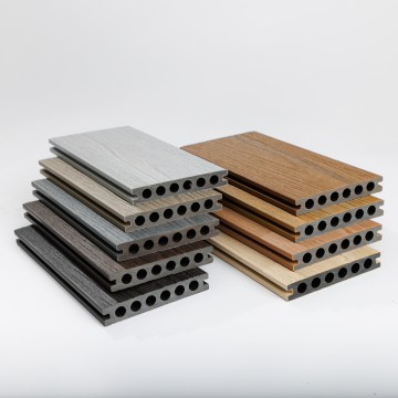 Slip Resistant Solid WPC Decking for Public Areas