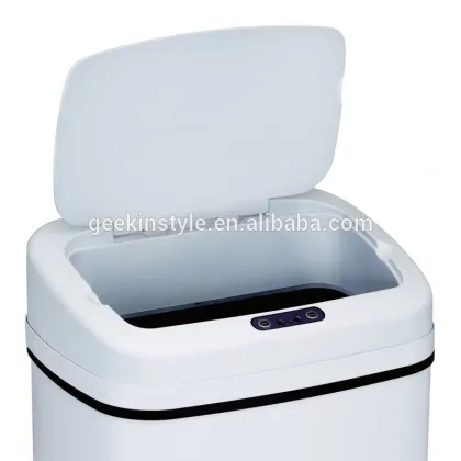 13 Gallon Infrared Touchless Dustbin Stainless Steel Waste bin eko trash can SD-012B