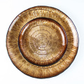 Wholesale Cheap Copper Colored Glass Charger Plates Wedding