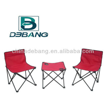 Camping Folding Lawn Chair and Folding Table Set --Camping Set