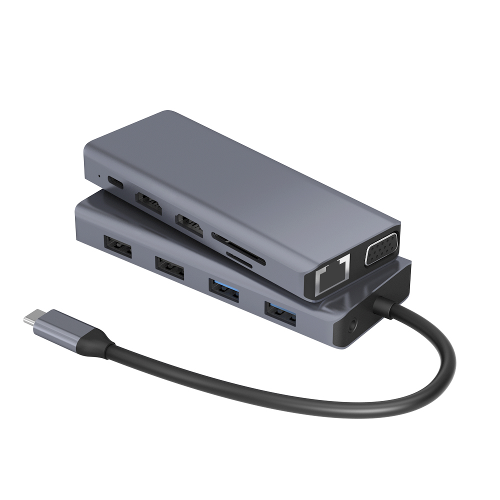 12 в 1 USB Hub 4K HDMI USB