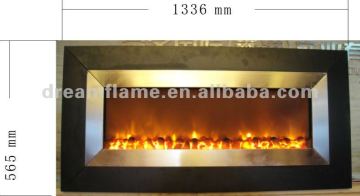 Insertar chimenea eléctrica montada en la pared