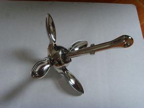 Stainless steel grapnel folding boat anchor, small folding anchor